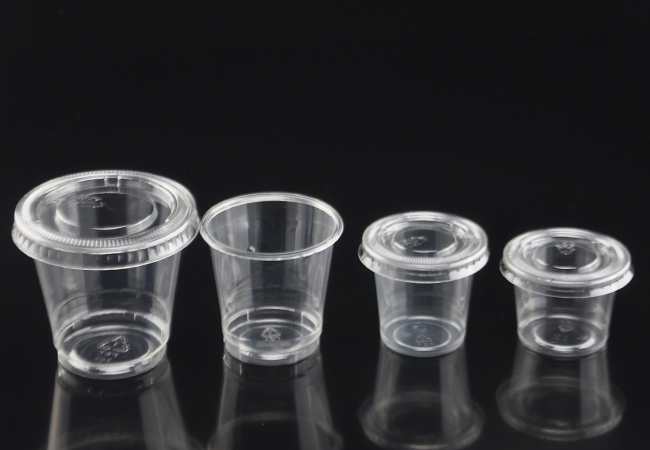 Mini 1oz/35ml Disposable Plastic PET Sample Tasting Cup, PET cold drinking  wholesaler