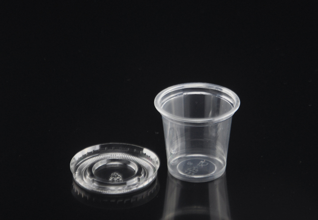 Mini 1oz/35ml Disposable Plastic PET Sample Tasting Cup, PET cold drinking  wholesaler