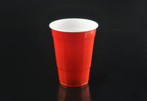 16oz/480ml Disposable Plastic American Traditional Red Party Cups