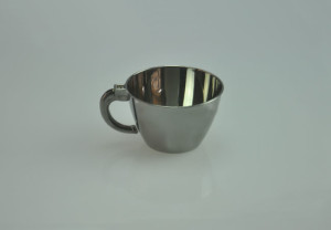 6oz/180ml Silver Disposable Plastic Coffee Cup