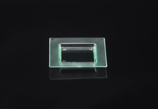 Mini SeaGreen Modern Square Disposable Hard Plastic Appetizer Tray 3"