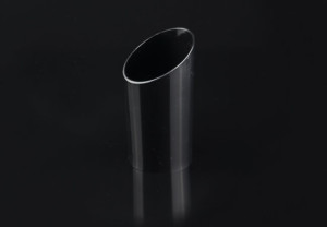 Black Incline Disposable Plastic Shot Glass