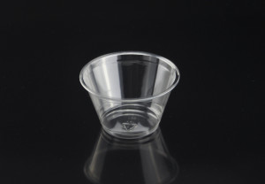 7oz/200ml Disposable Clear Plastic PET Pudding Cup with Lid