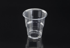9oz/275ml Crystal Disposable Plastic PET Ice Cream Sundae Container