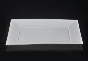 Big Rectangular Disposable Plastic Serving Tray