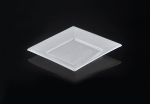 7"/18cm Square Disposable Plastic Plate