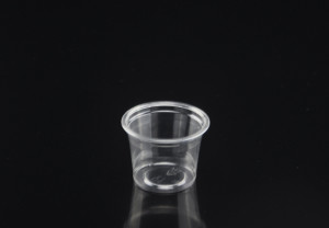 Petite 0.9oz/27ml Disposable Plastic PET Sampling Cup