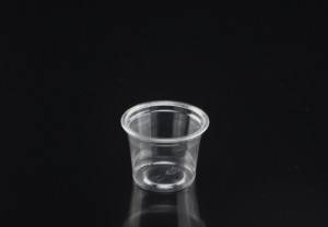Petite 0.9oz/27ml Disposable Plastic PET Sampling Cup