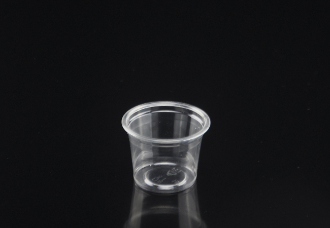 Petite 0.9oz/27ml Disposable Plastic PET Sampling Cup