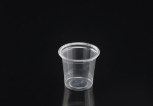 Mini 2oz/55ml Disposable Plastic PET Yogurt Tasting Cup