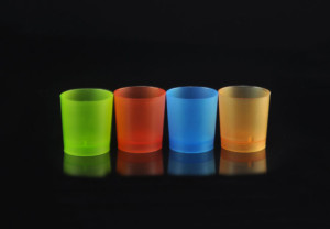 1oz/30ml Colored PP Disposable Plastic Shot Glass Cup