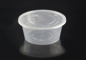 100oz/3000ml Round Microwavable Plastic Container with Lid