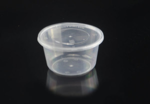 16oz/500ml Round Microwavable Plastic Container with Lid