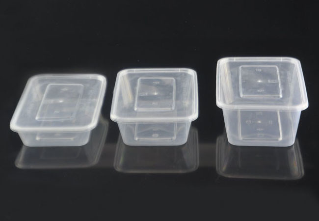 microwavable plastic container lid rectangular take 500ml 16oz