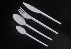 16.5cm PS disposable cheap light weight flatware, cutlery