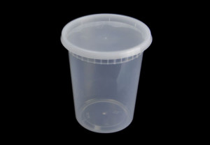 1000ml plastic deli pot, 32oz plastic microwaveable containers with lids