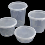 soup, deli, lunch storage plastic mircrowaveable containers with lids