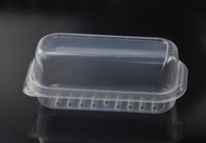 oblong disposable plastic PP clamshells for bread, PP disposable oblong bread box