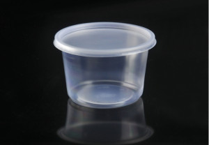 16oz disposable PP deli pots with lids, 500ml microwaveable PP deli container with lid