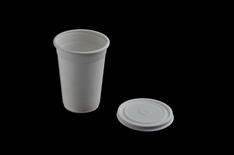 16oz compostable biodegradable corn starch cups, 500ml biodegradable drinking cups with lids