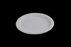 10 inch biodegradable compostable corn starch dinner plate, 260mm corn starch disposable plates