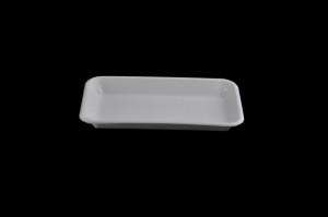 9"x5"biodegradable and compostable corn starch trays, rectangular corn starch plate